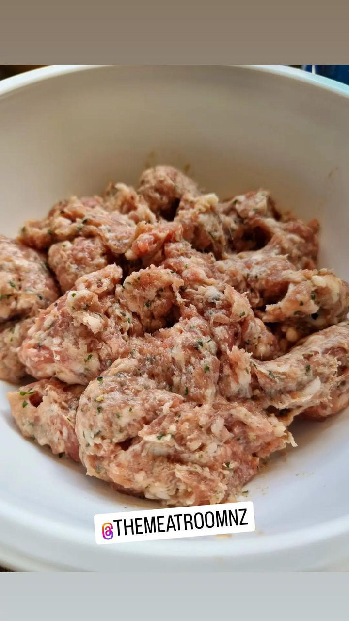 Orecchiette in a creamy Toulouse sausage and wild mushrooms sauce