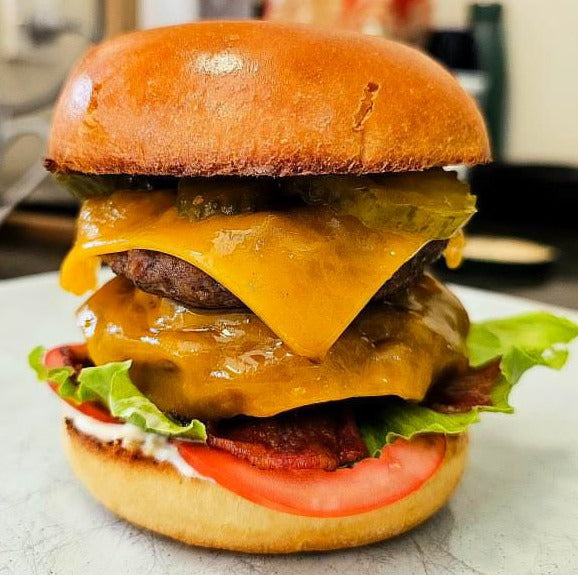 The Classic Double Bacon Cheeseburger