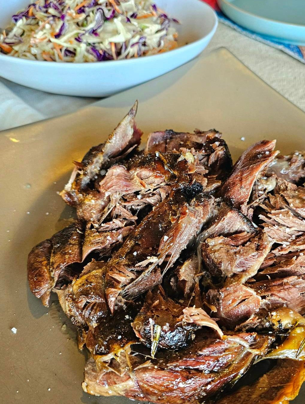 Slow Roasted Beef Shank with Beer & Bone Marrow Sauce
