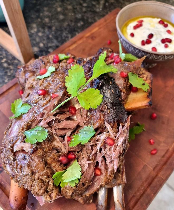 Slow Roasted Lamb Shoulder with Middle Eastern Flavours