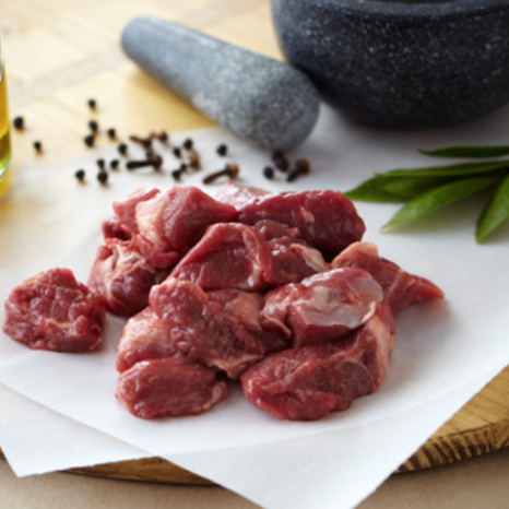 Diced Beef topside, The Meat Room NZ