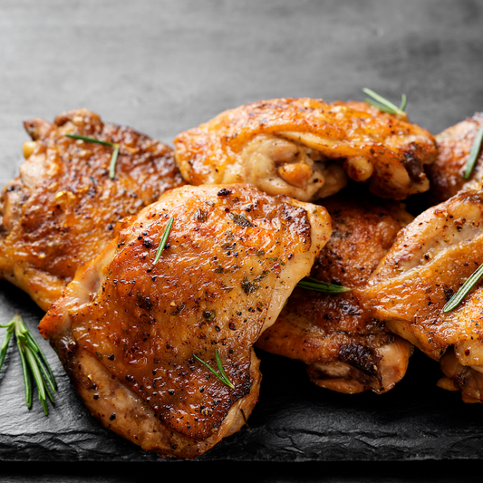 Free range chicken thigh ski on, The Meat Room NZ
