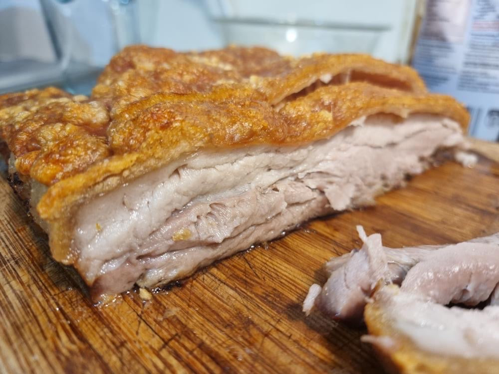 Crispy pork belly