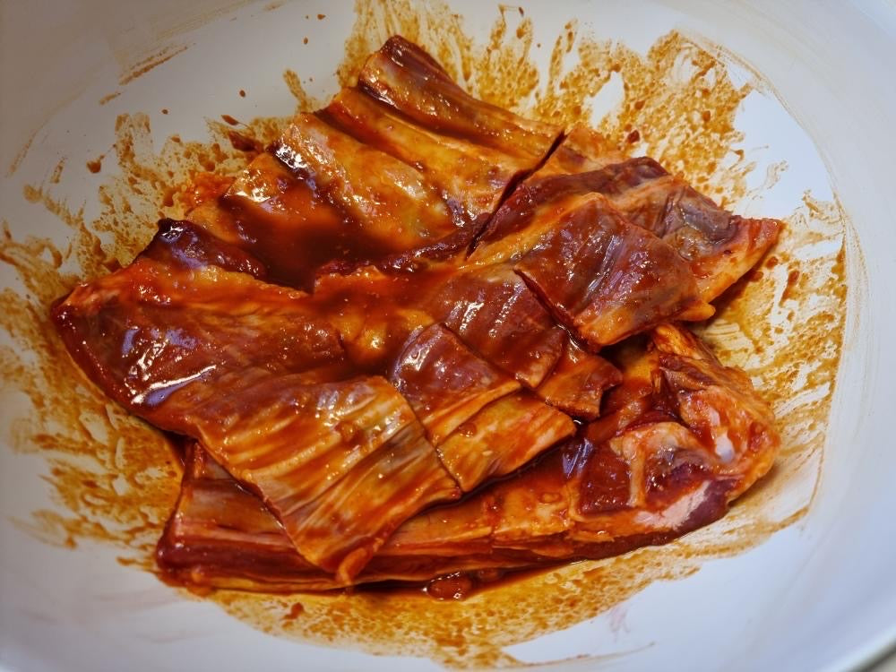 Sticky Spicy Honey and Soy Lamb Ribs